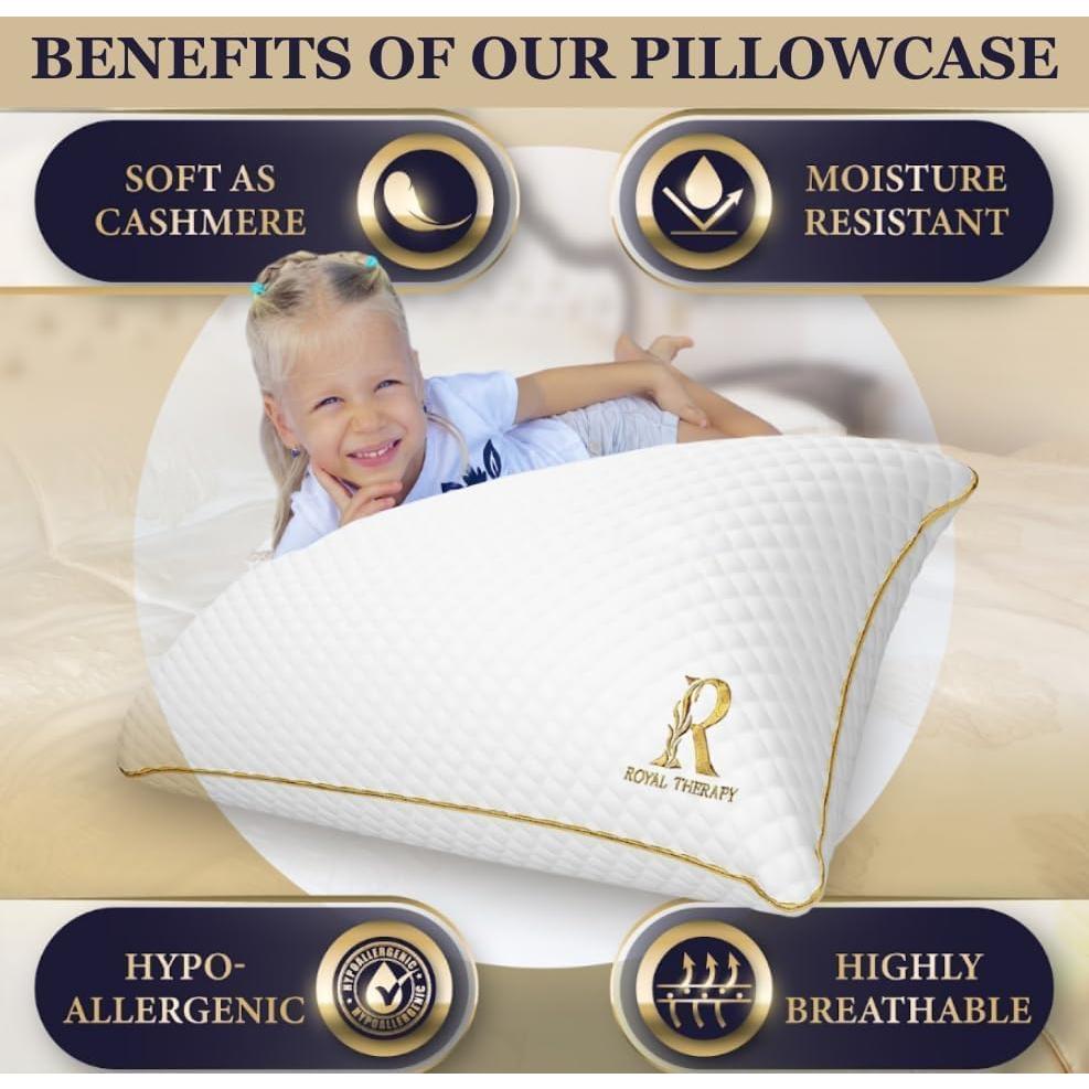 Almohada de Espuma con Memoria Royal Therapy Rey Ajustable
