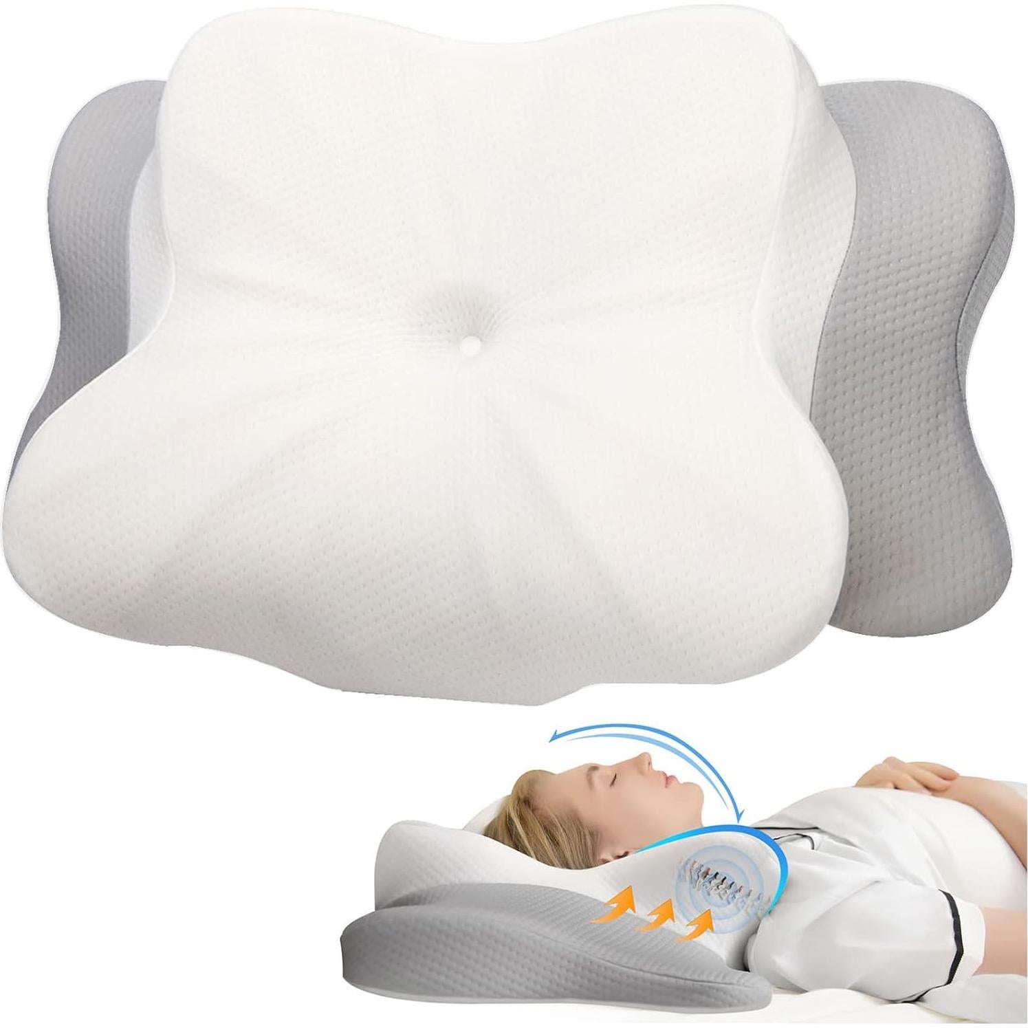 Almohada Cervical Muzsoul Reina Espuma Viscoelástica Alivio Dolor