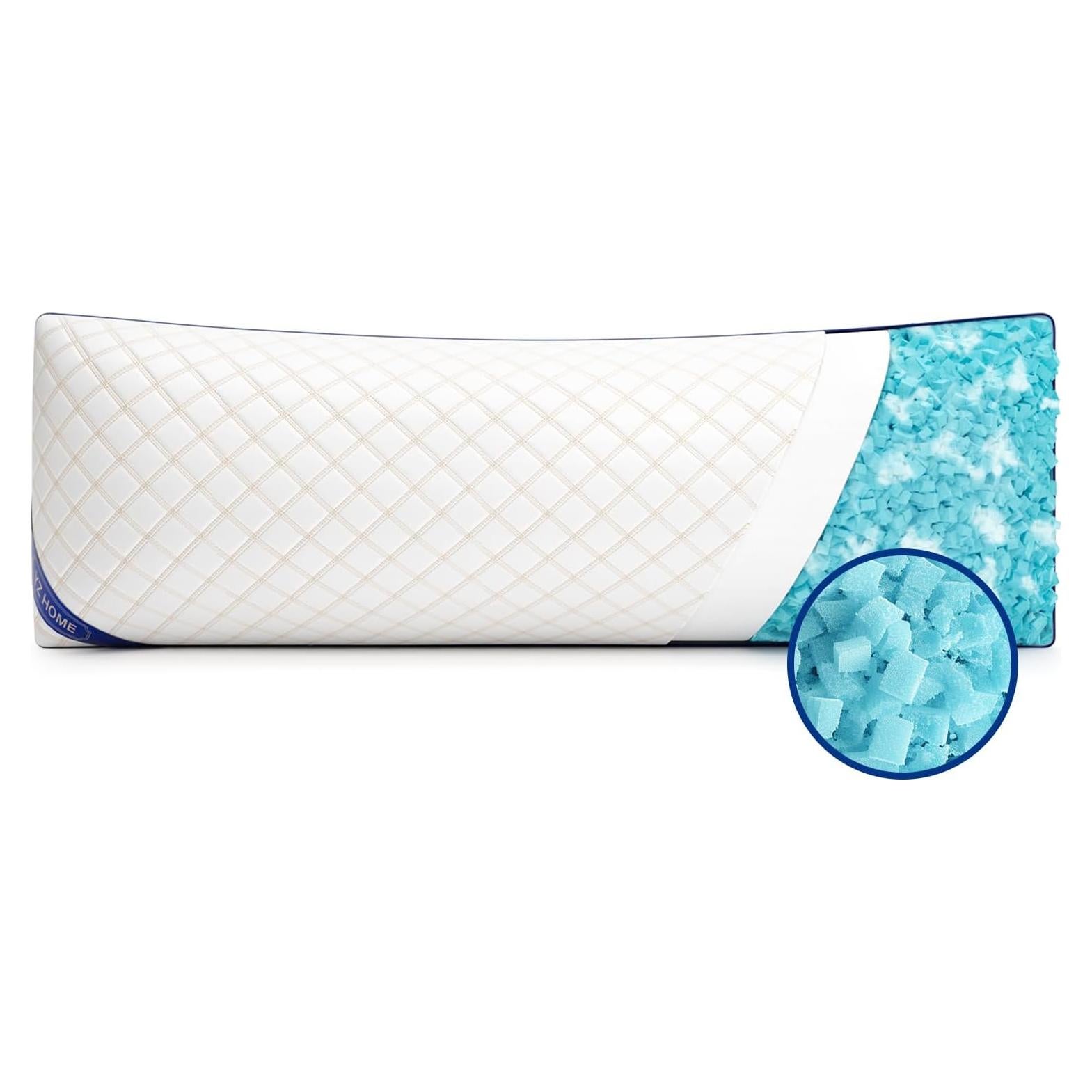 Almohada Corporal Larga YZ HOME Ajustable 50,8x137 cm Blanco