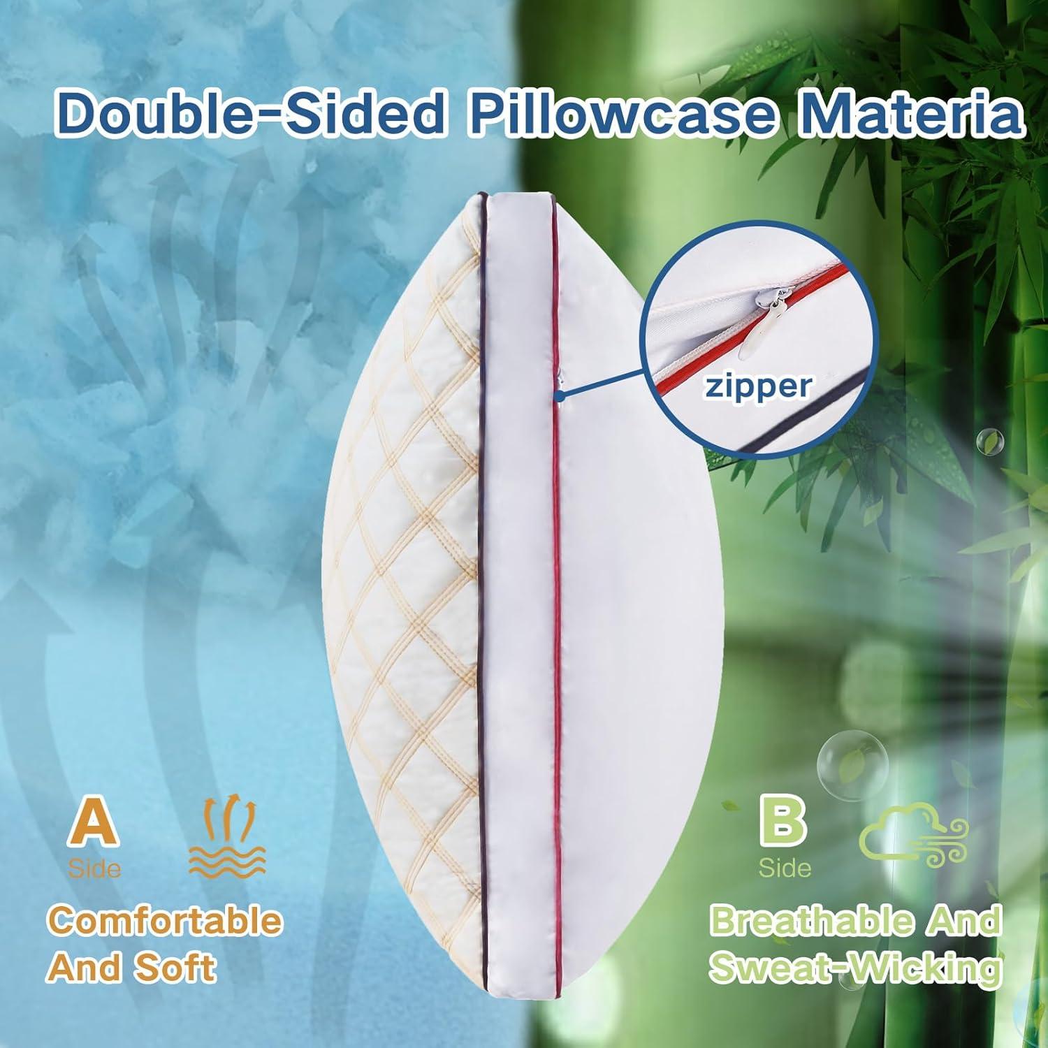 Almohada Corporal Larga YZ HOME Ajustable 50,8x137 cm Blanco