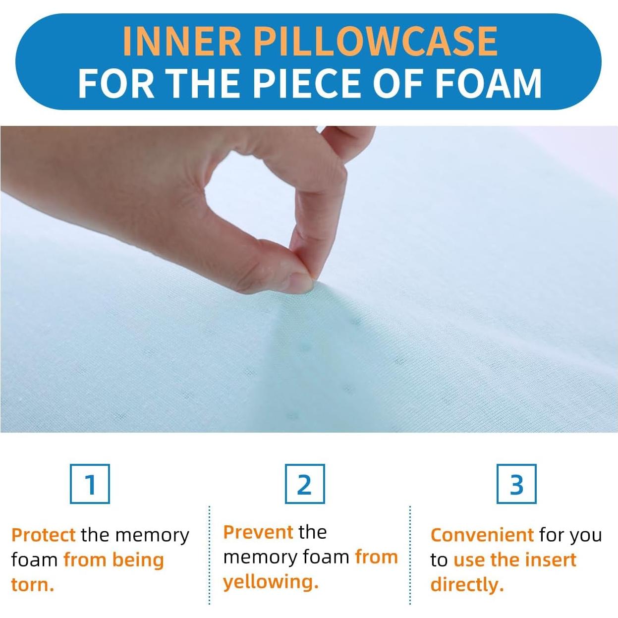 Almohada Ajustable LOFE Espuma Viscoelástica 3,05 cm Azul