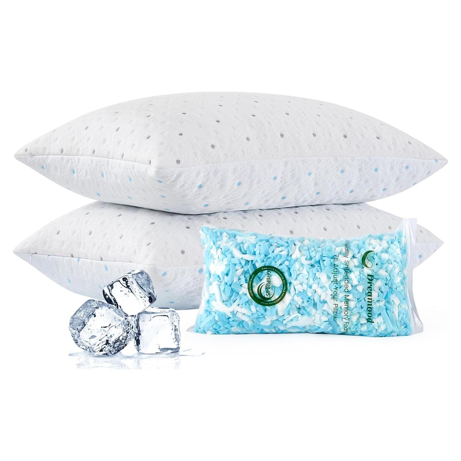 Juego de Almohadas Queen Dreamood 2 Pzas Espuma Memoria