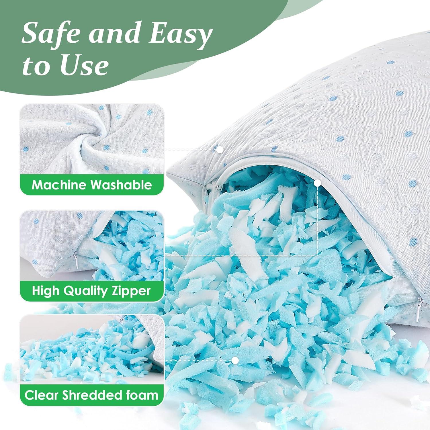 Juego de Almohadas Queen Dreamood 2 Pzas Espuma Memoria