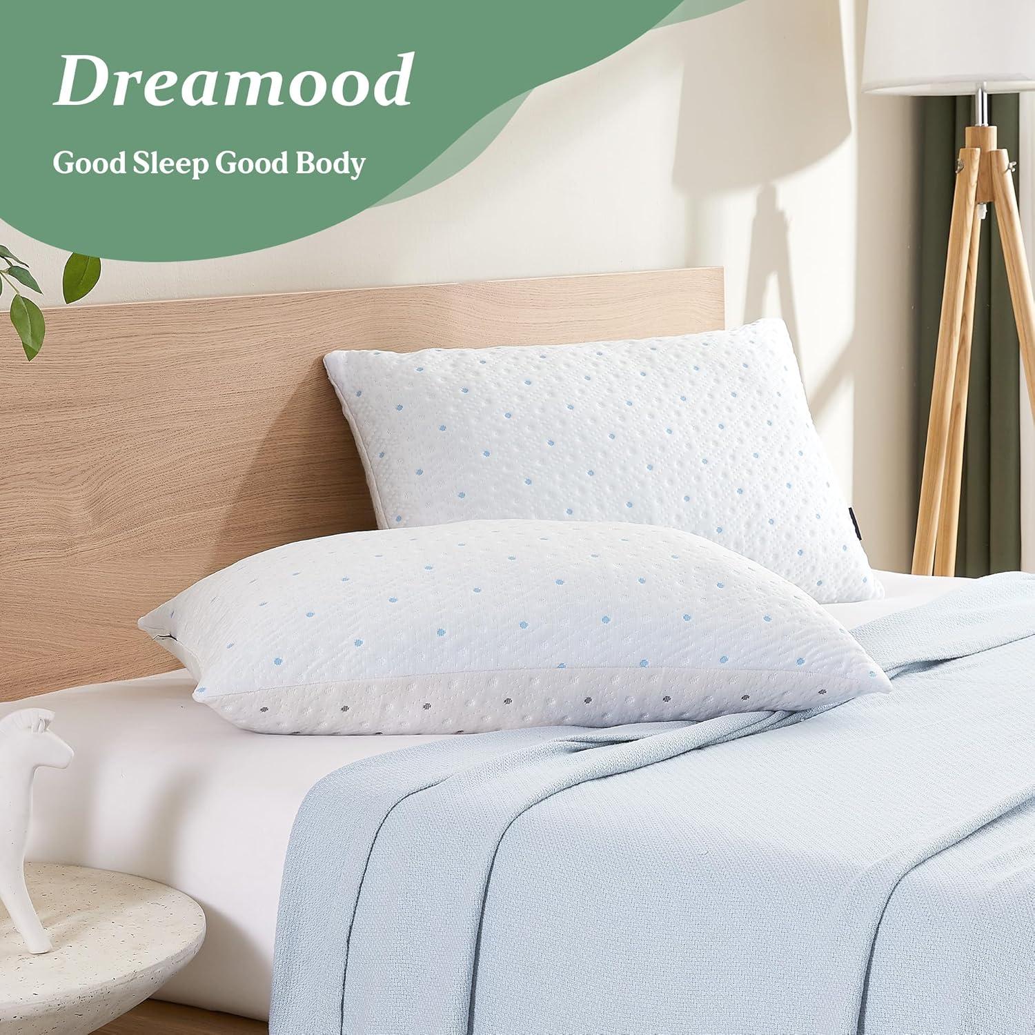 Juego de Almohadas Queen Dreamood 2 Pzas Espuma Memoria
