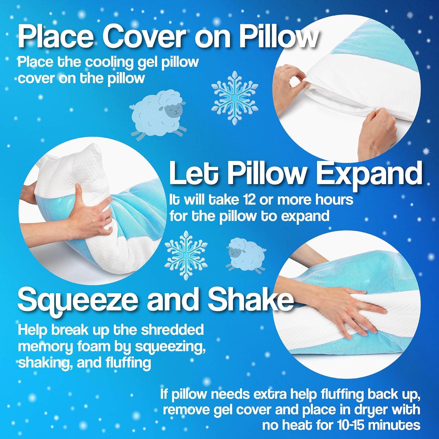 Almohada Corporal Espuma Memoria Diseño Consciente 121,92x40,64cm