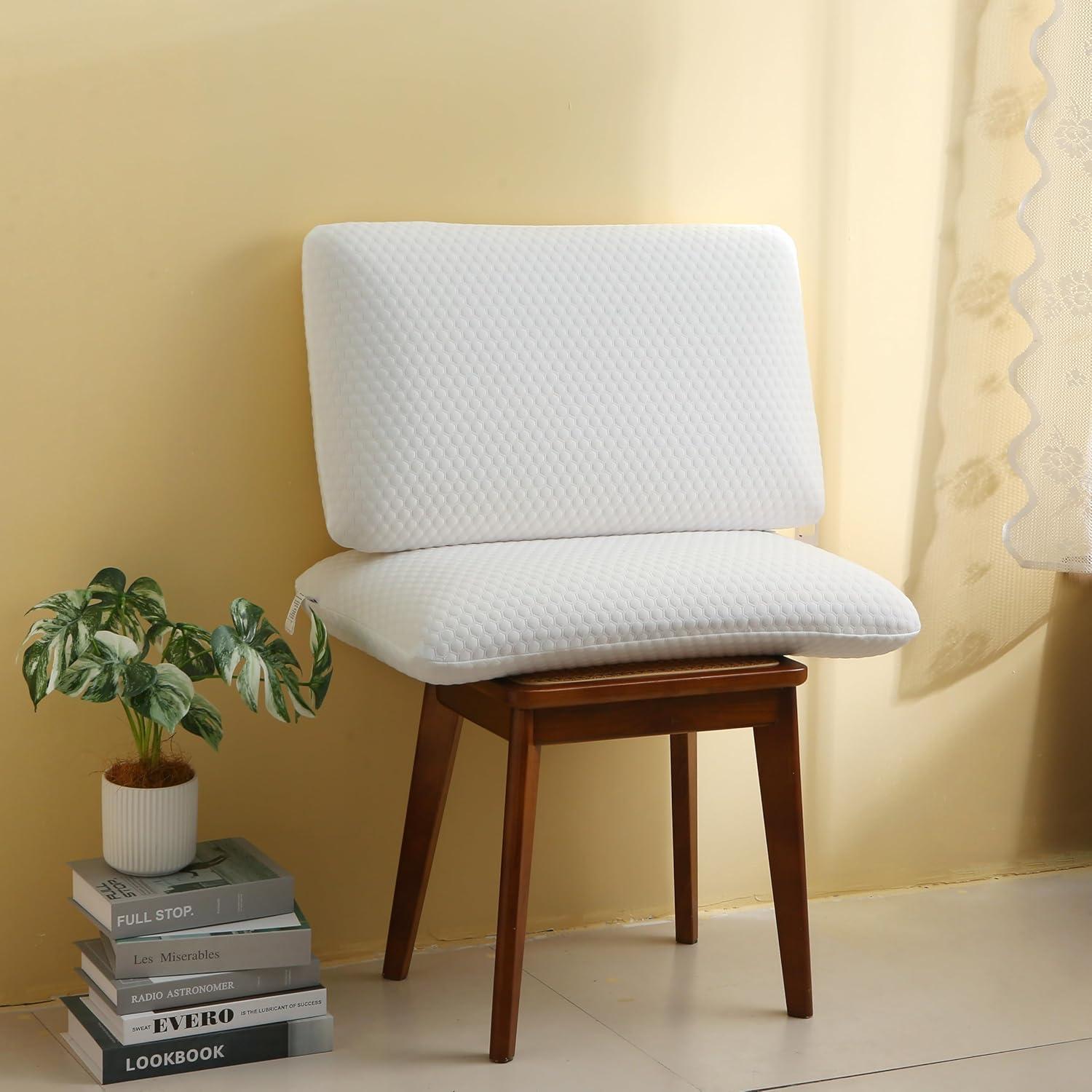 Almohada Espuma Viscoelástica CSDLF Estándar Suave Blanca