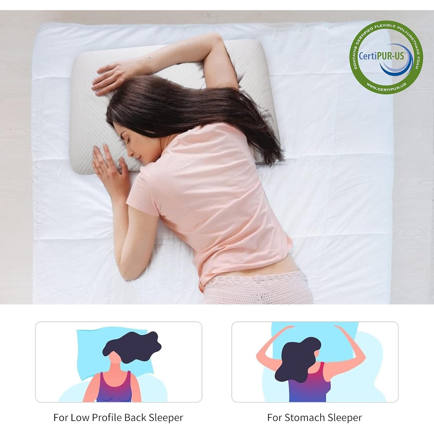 Almohada de Espuma con Memoria DLIGHT BD 8 cm Suave