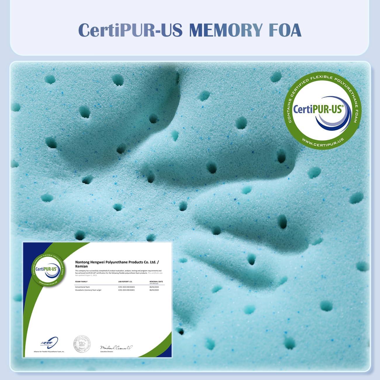 Almohada Ajustable Espuma Memoria LOFE 60x36 cm Alivio Cuello