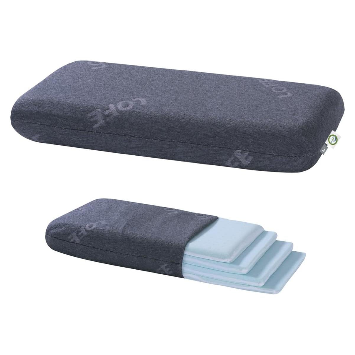 Almohada Ajustable LOFE King Espuma Memoria 4 Alturas