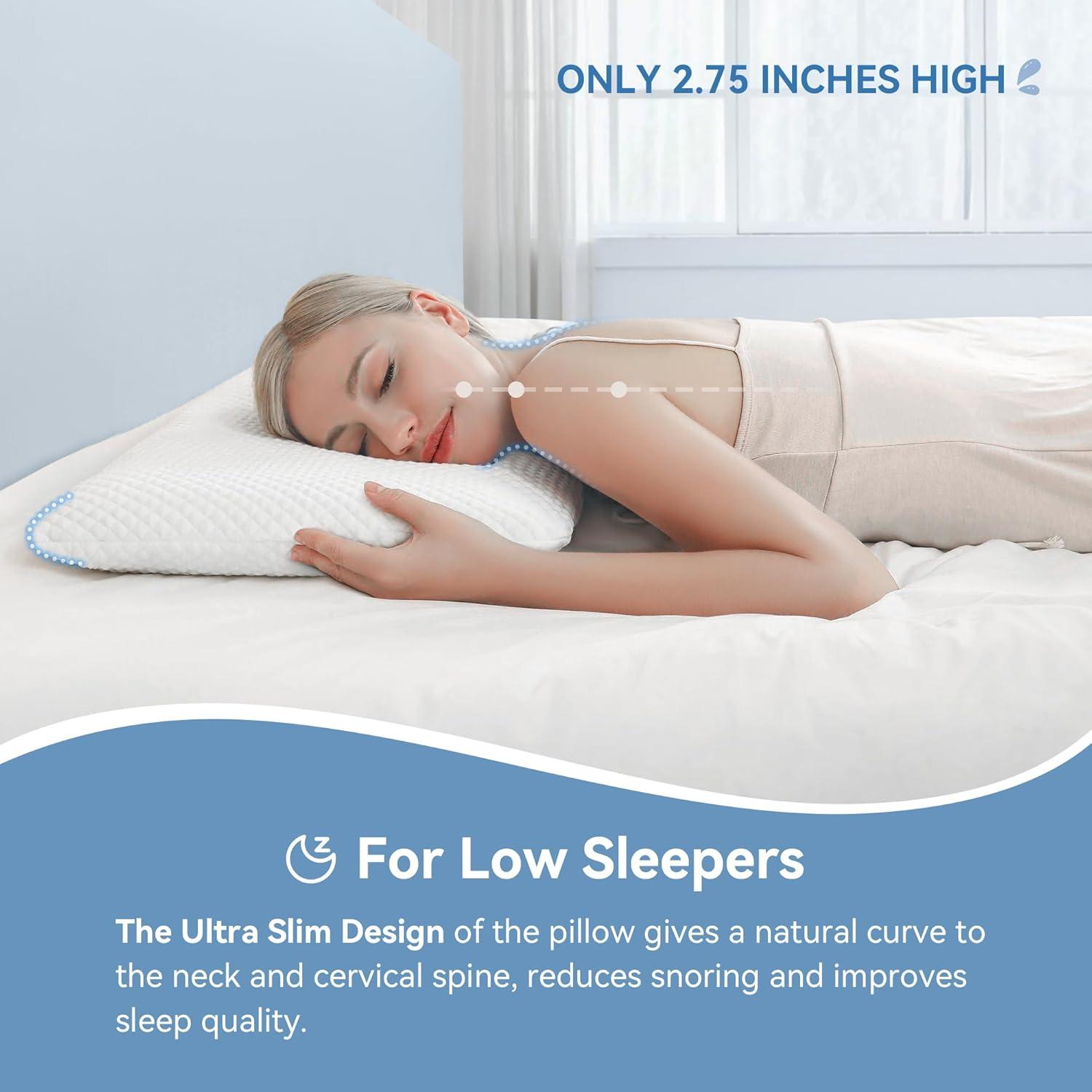 Almohada Viscoelástica AM AEROMAX Ultra Slim 6.99 cm