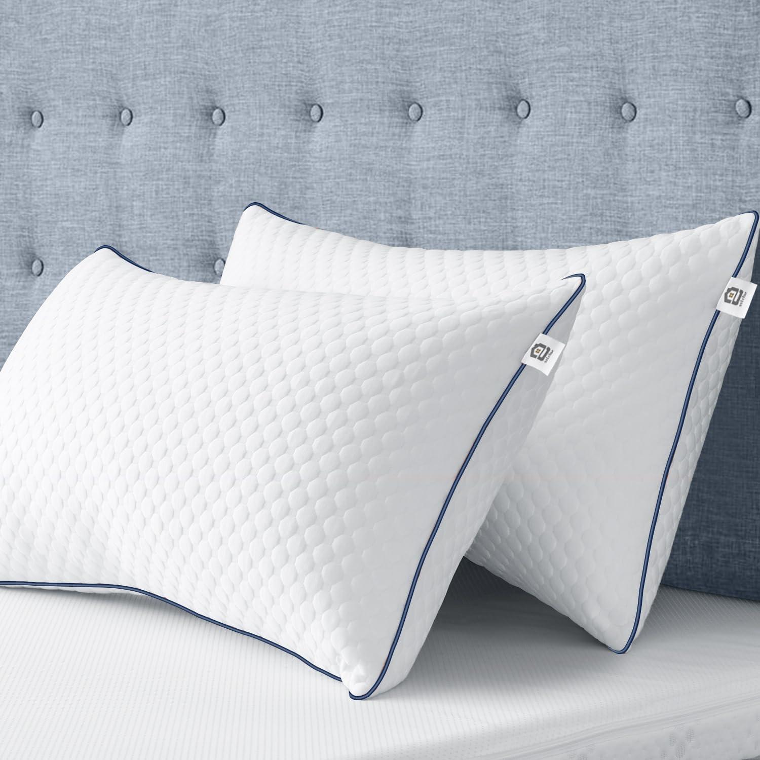 Juego de 2 almohadas Sofslee espuma viscoelástica queen