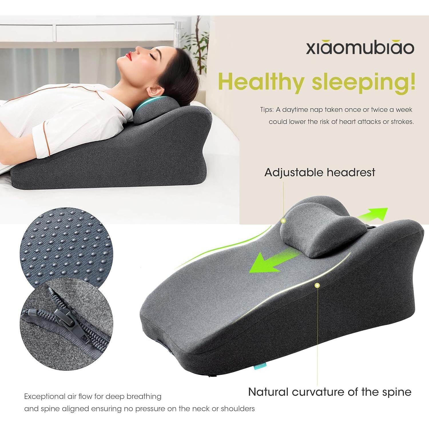 Cuña de Almohada Espuma Viscoelástica xiaomubiao 38x23x60cm