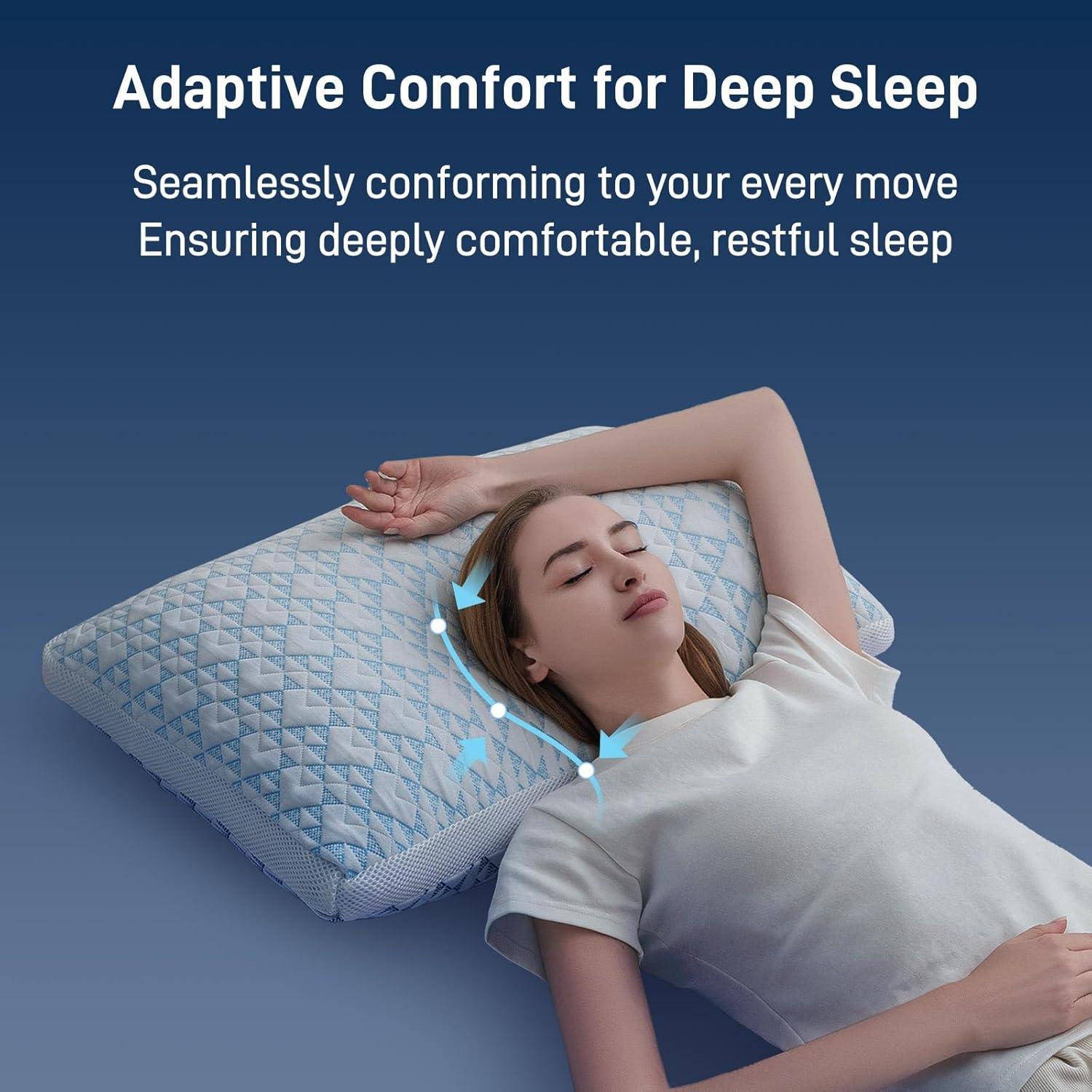 Almohada Ajustable Hipoalergénica Lyralith Queen Espuma