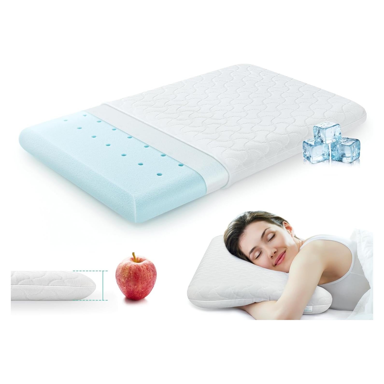 Almohada de Espuma de Memoria PlushHavenCloud Reina 26x40 cm