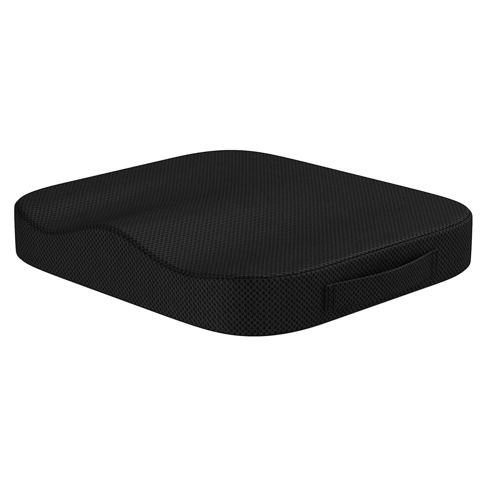 Cojín de Asiento Viscoelástico Cozy BoSpin Negro 40x40 cm