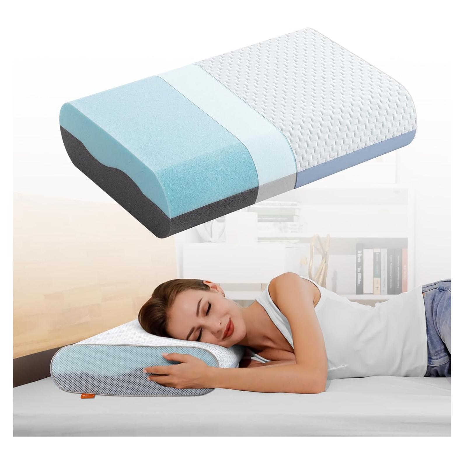 Almohada Viscoelástica Maxzzz con Gel Refrigerante 7,62 cm