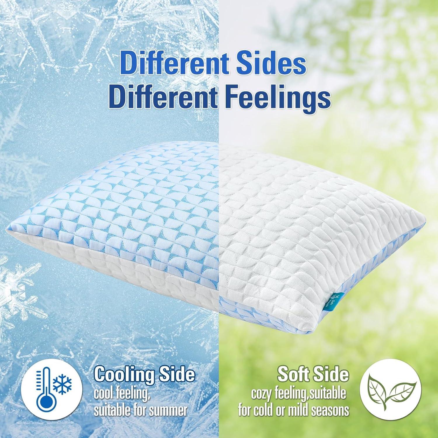 Almohada Ajustable QUTOOL de Espuma Viscoelástica Queen