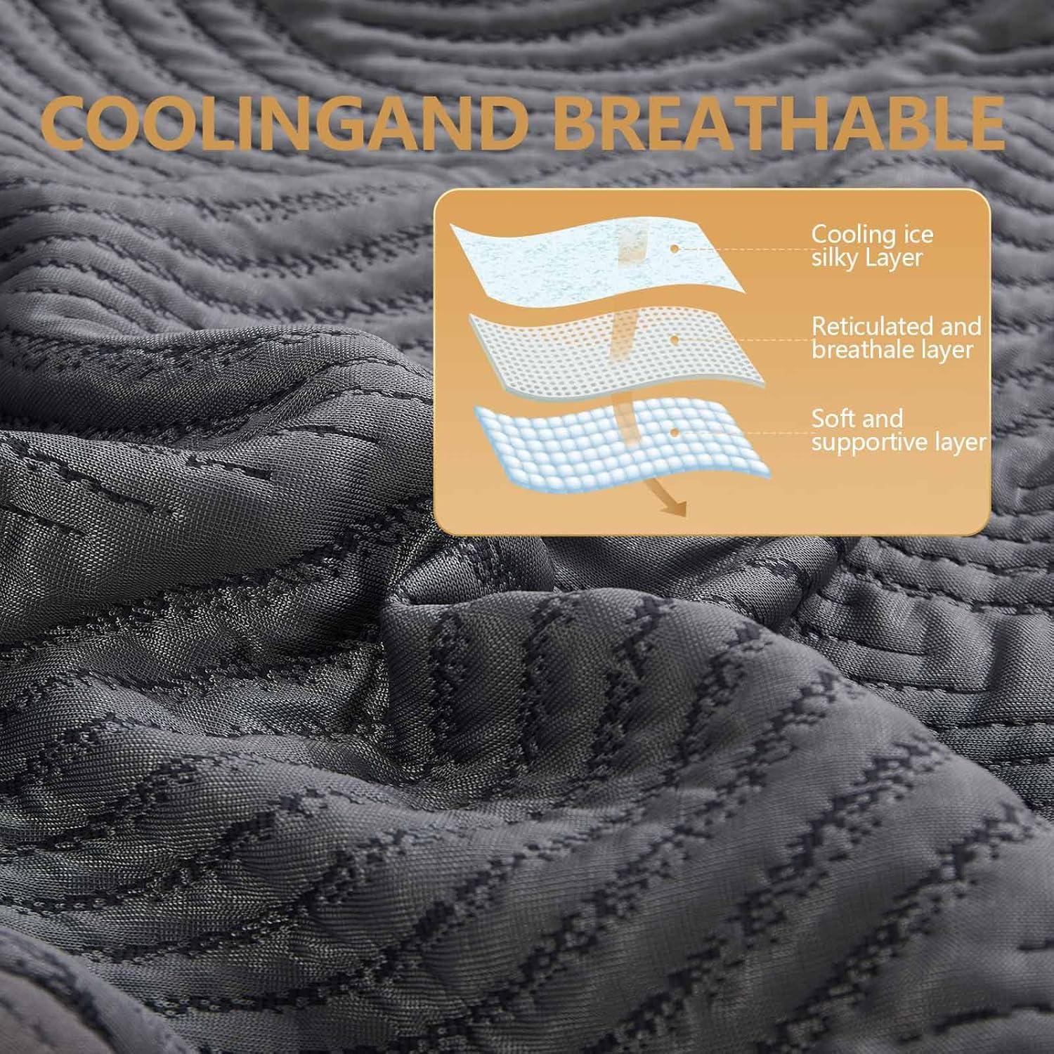 Juego de 2 almohadas Queen Smilereve espuma viscoelástica