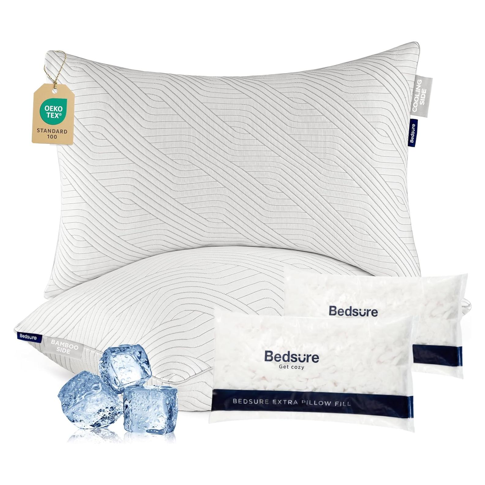 Cojines de Espuma Viscoelástica Bedsure Queen Juego de 2