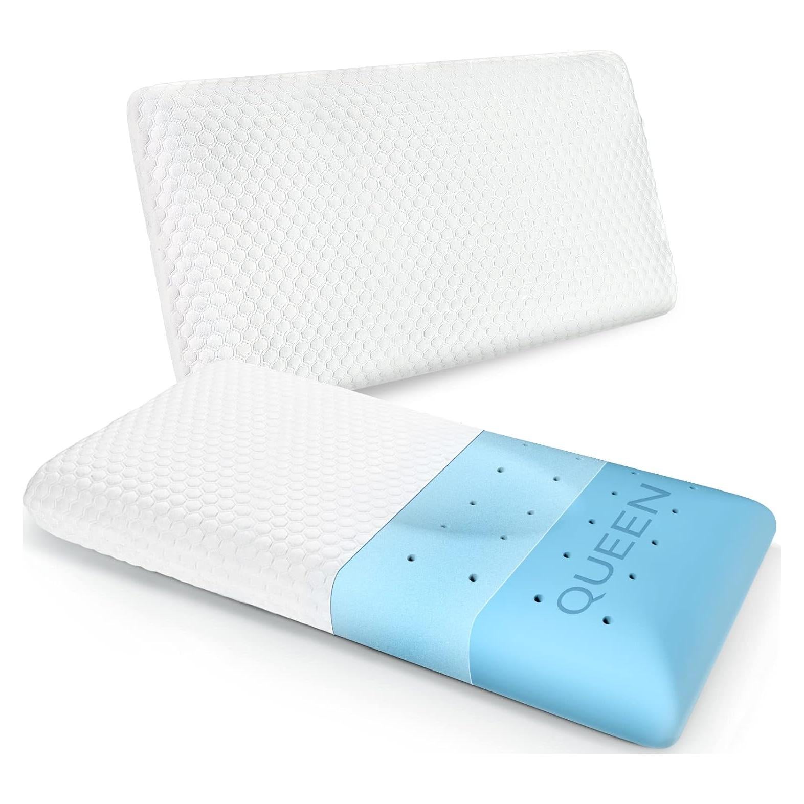 Almohadas Queen inight Espuma Viscoelástica 2 Piezas