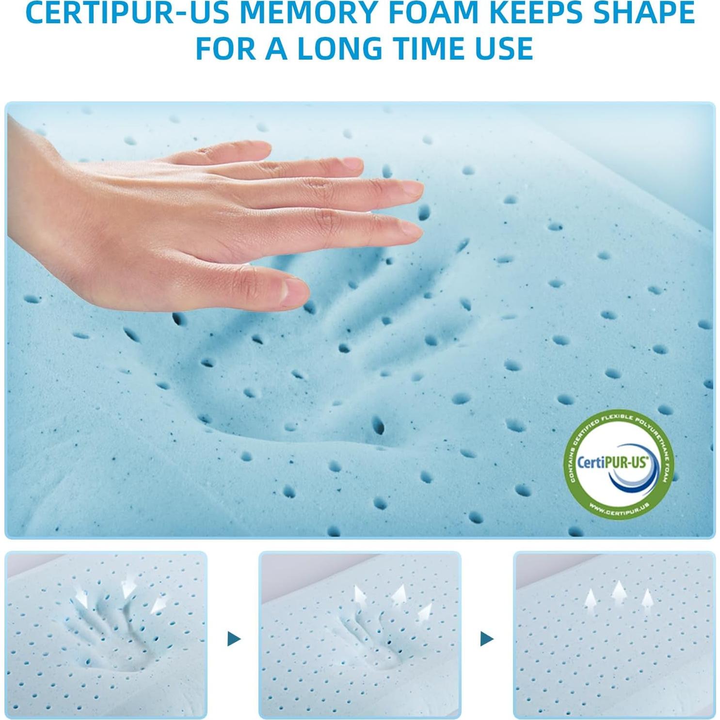 Almohada Cervical Ajustable LOFE - Espuma de Memoria 60x36 cm