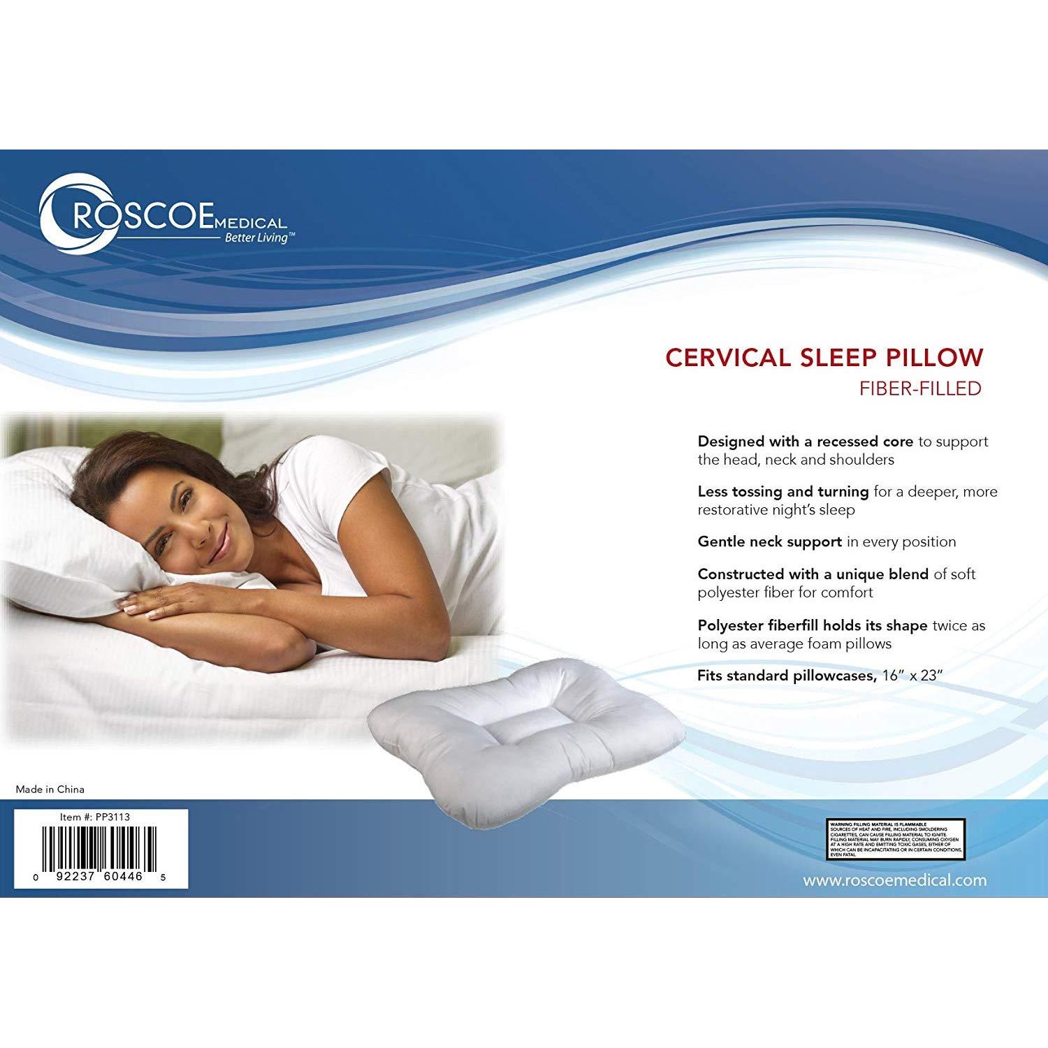 Almohada Cervical Roscoe PP3113 40x58 cm Firme para Dormir