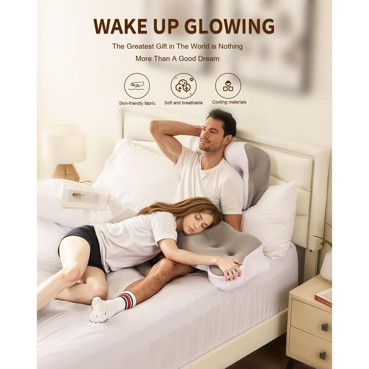 Almohada Cervical Ergonómica FEICO 61x36 cm Espuma Memoria