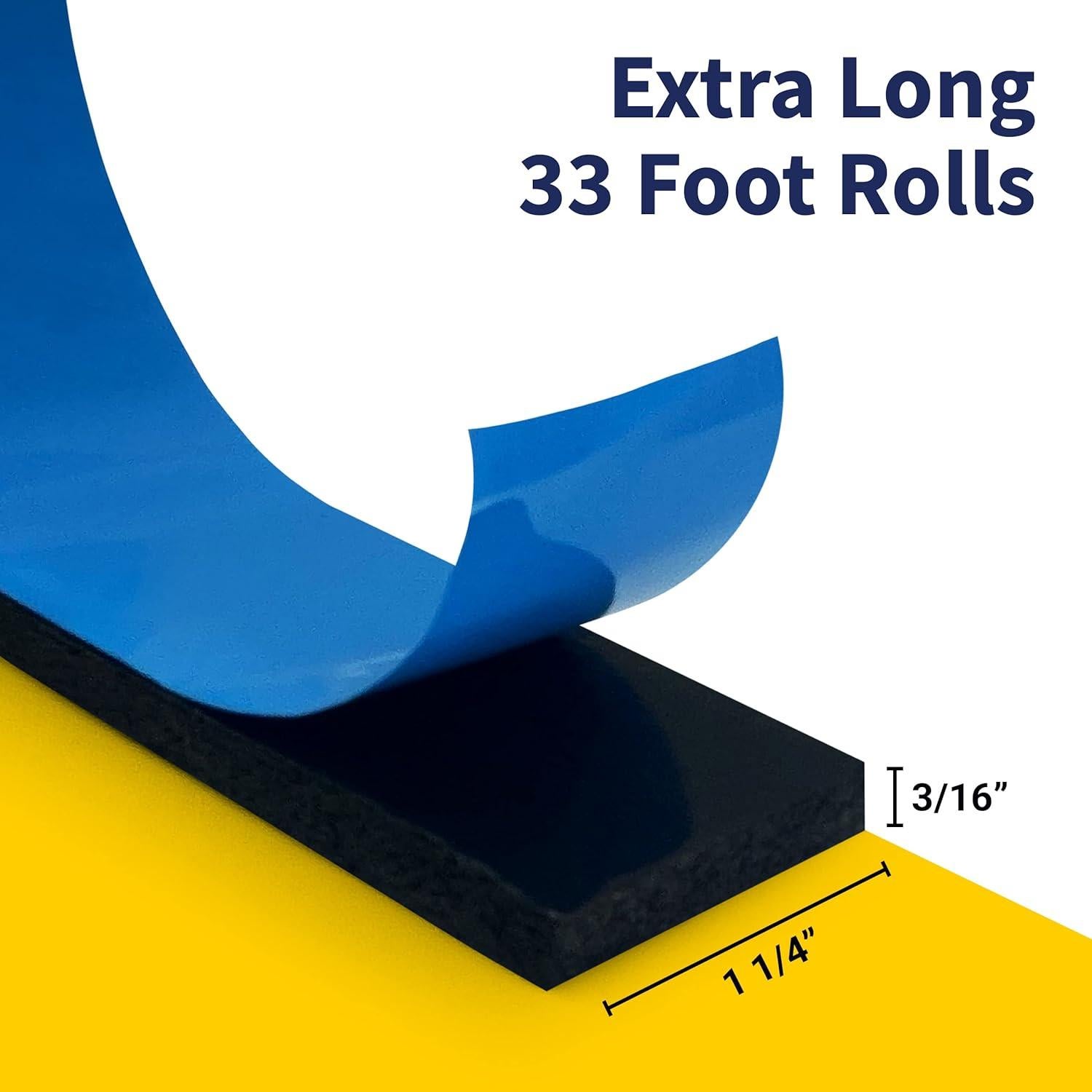 Cinta de espuma autoadhesiva Phyxology 0.48cm x 3.18cm x 10m