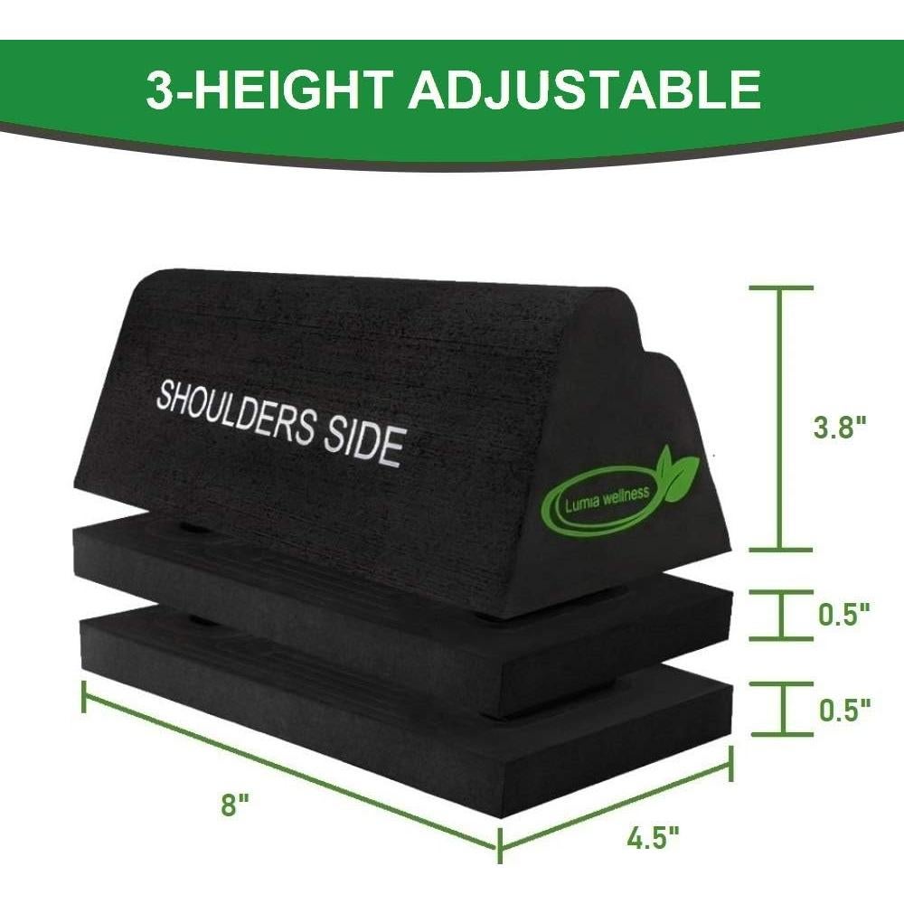 Bloque de Tracción Cervical Lumia Wellness, Firme, 20.32x11.43 cm