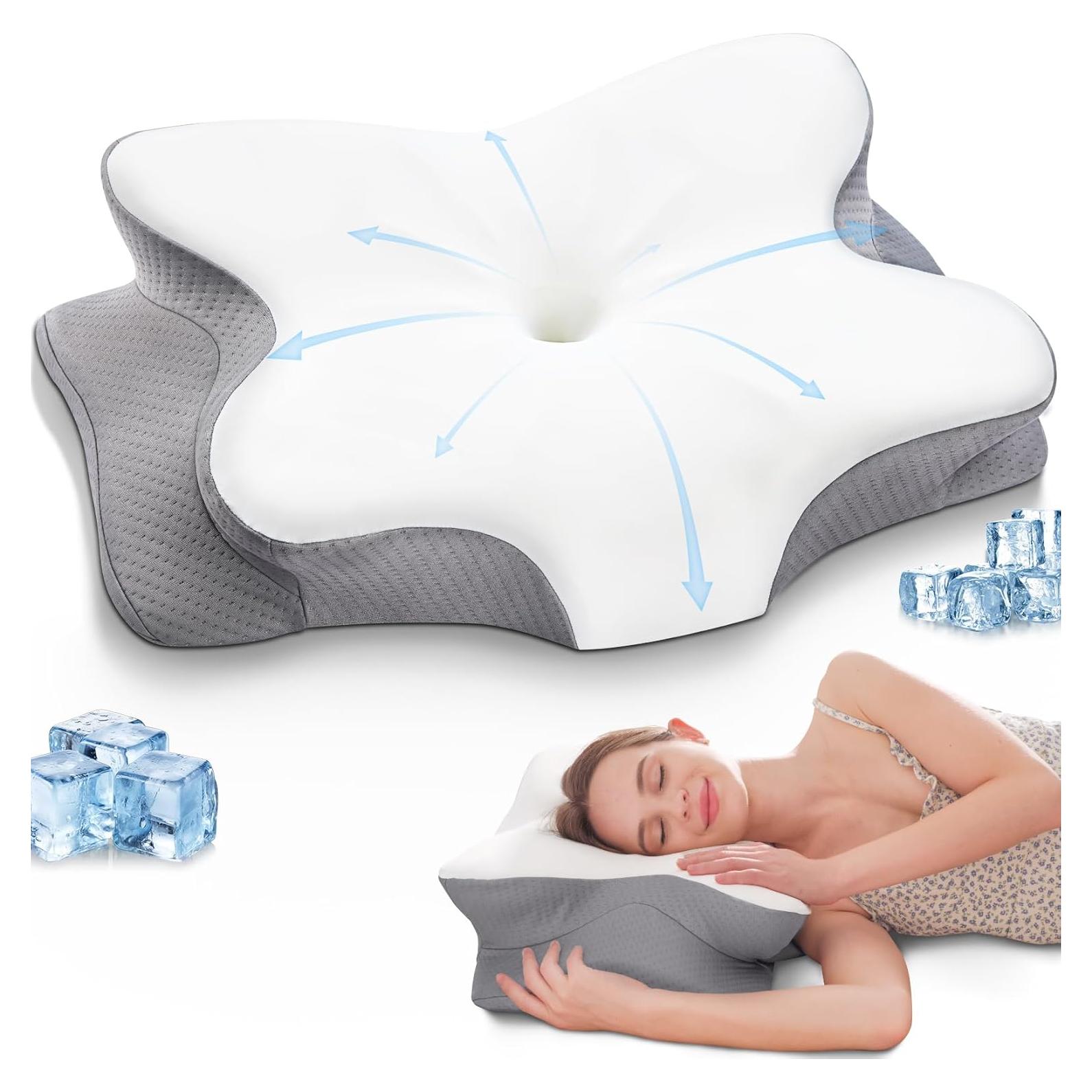 Almohada Cervical Ergonómica Coperat 63.5x38.1 cm Refrigerante