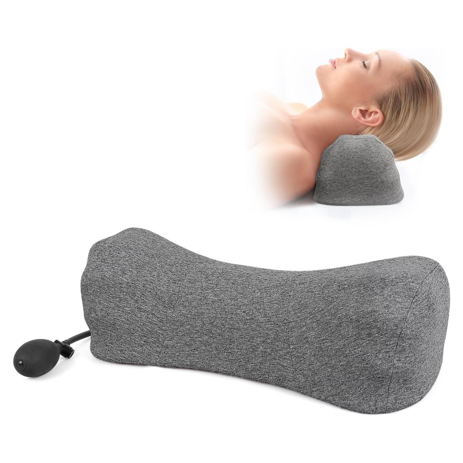 Almohada Cervical Inflable RESTCLOUD Ajustable para Dormir