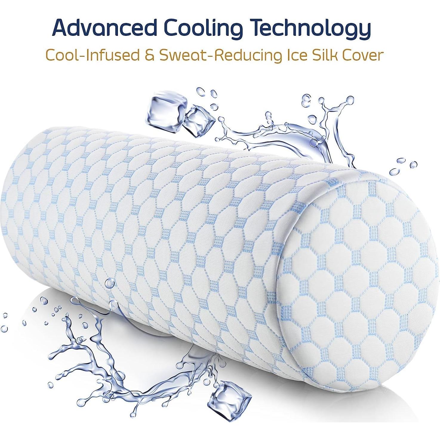 Almohada de Rollo Nestl para Cuello Espuma de Memoria 40x15 cm