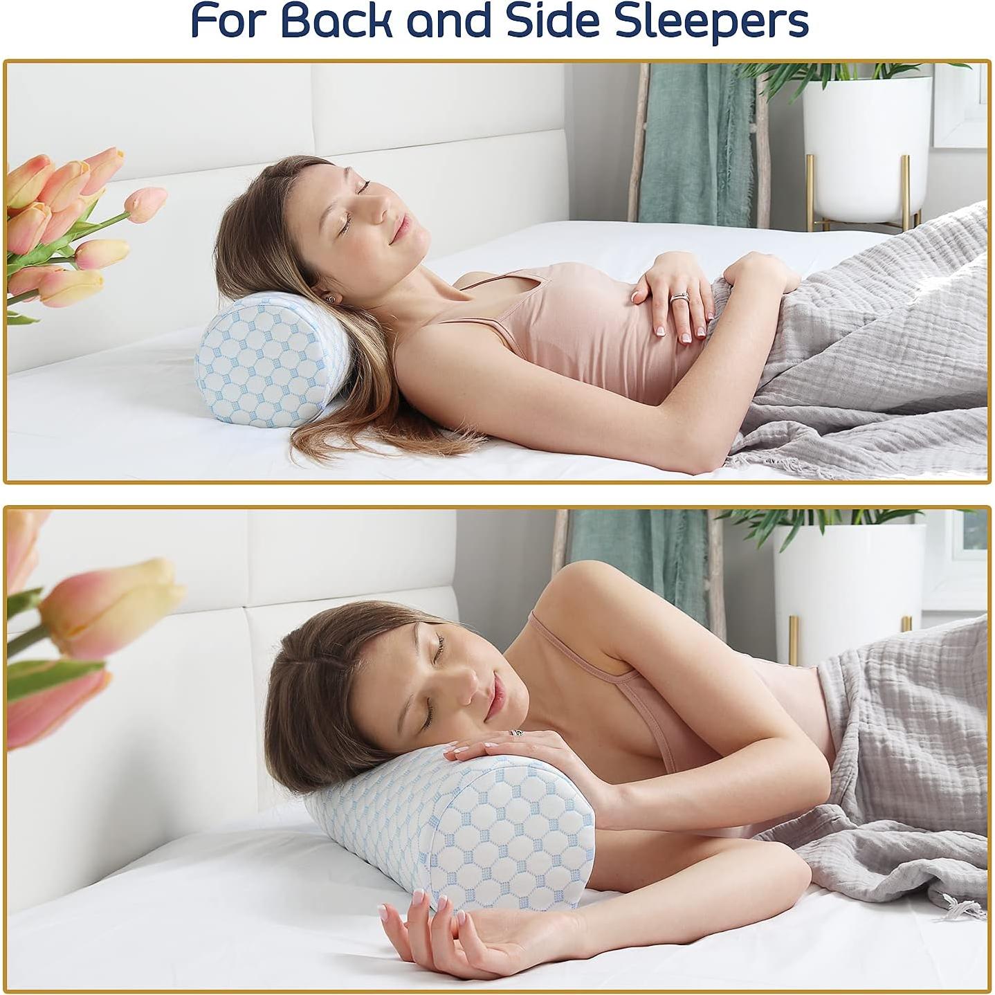 Almohada de Rollo Nestl para Cuello Espuma de Memoria 40x15 cm