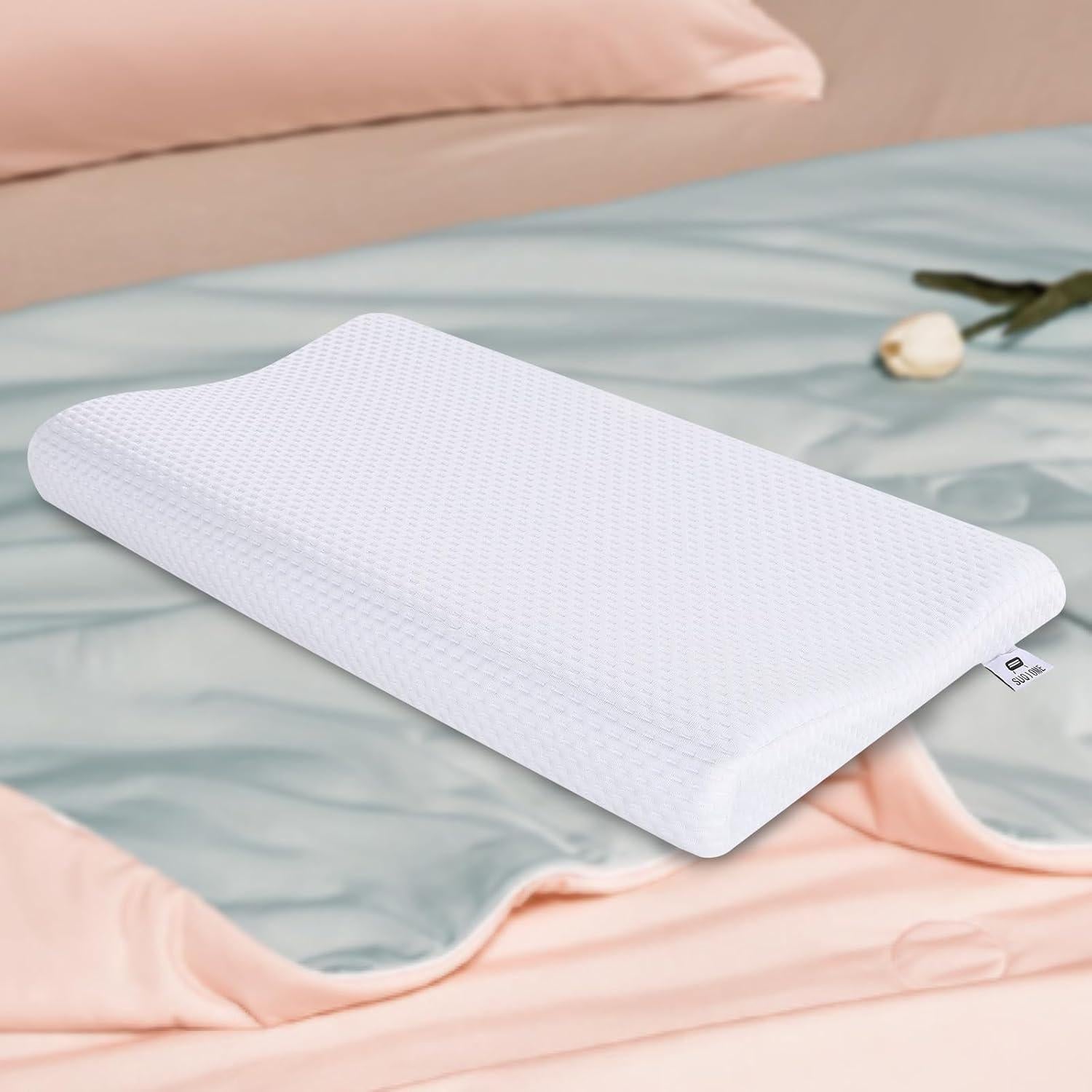 Almohada delgada de gel de memoria SUQ I OME 60x34.8 cm