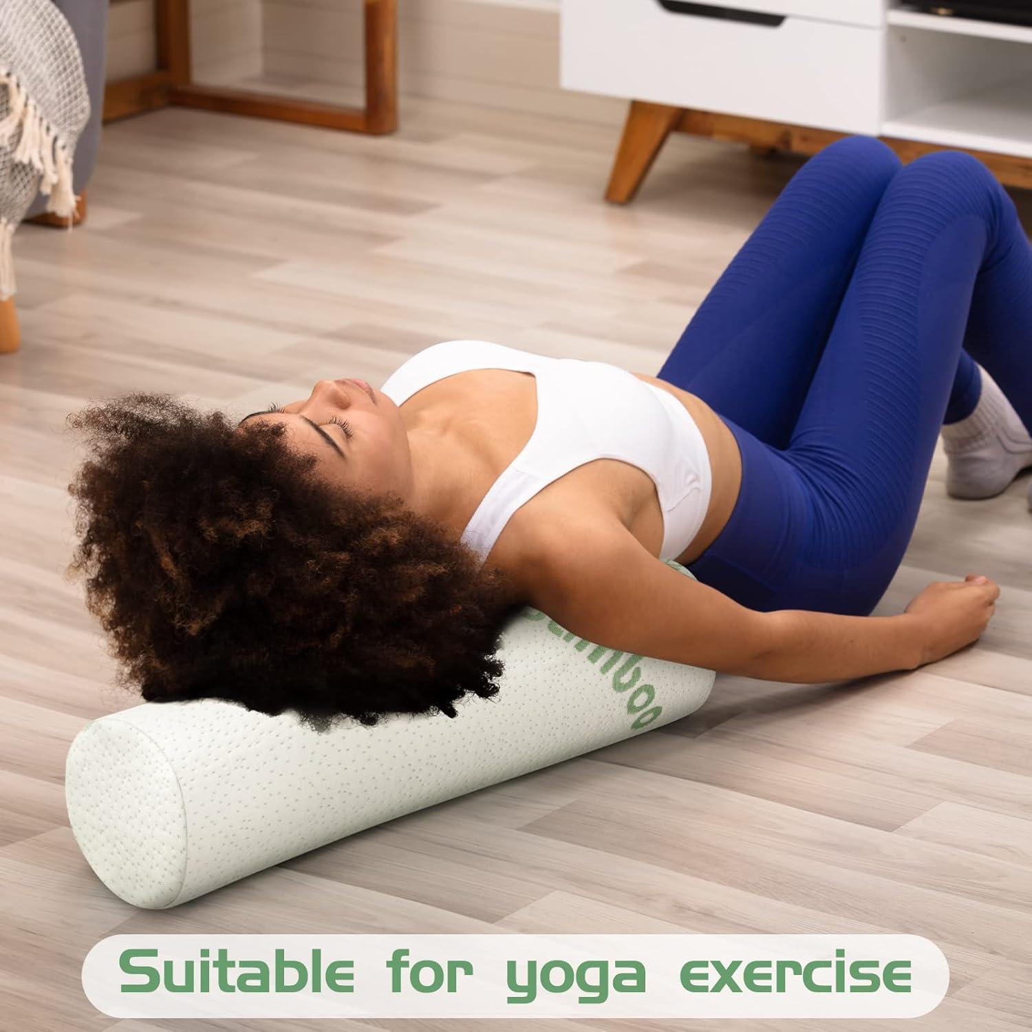 Bucherry Almohadas Cilíndricas Espuma Viscoelástica 3 Unidades