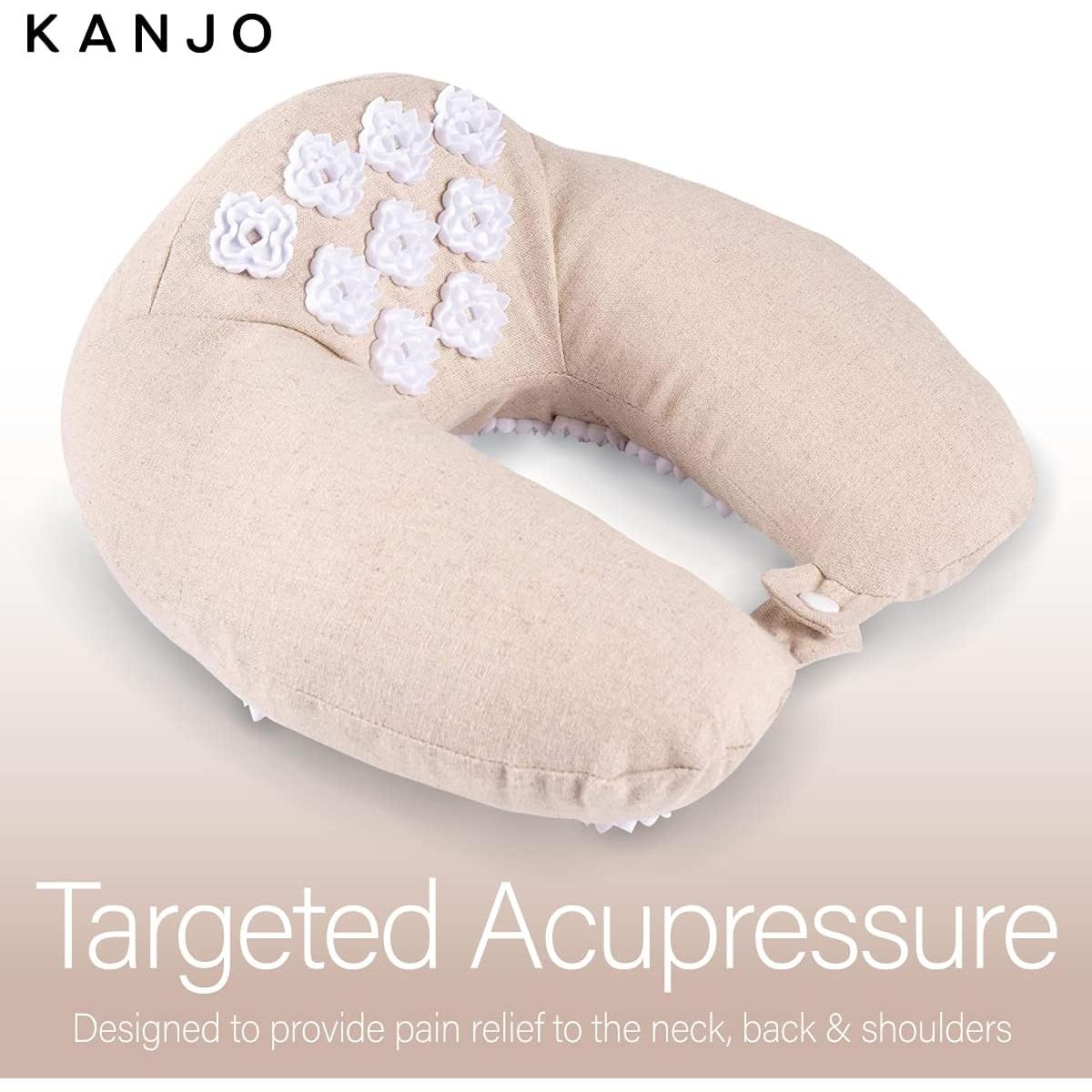Almohada de Acupresión Kanjo Espuma Viscoelástica 30x12 cm