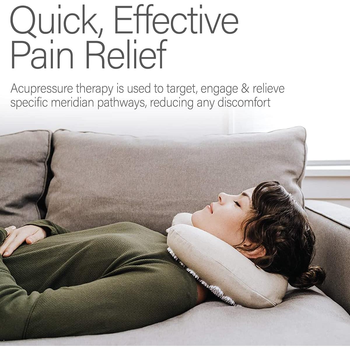 Almohada de Acupresión Kanjo Espuma Viscoelástica 30x12 cm