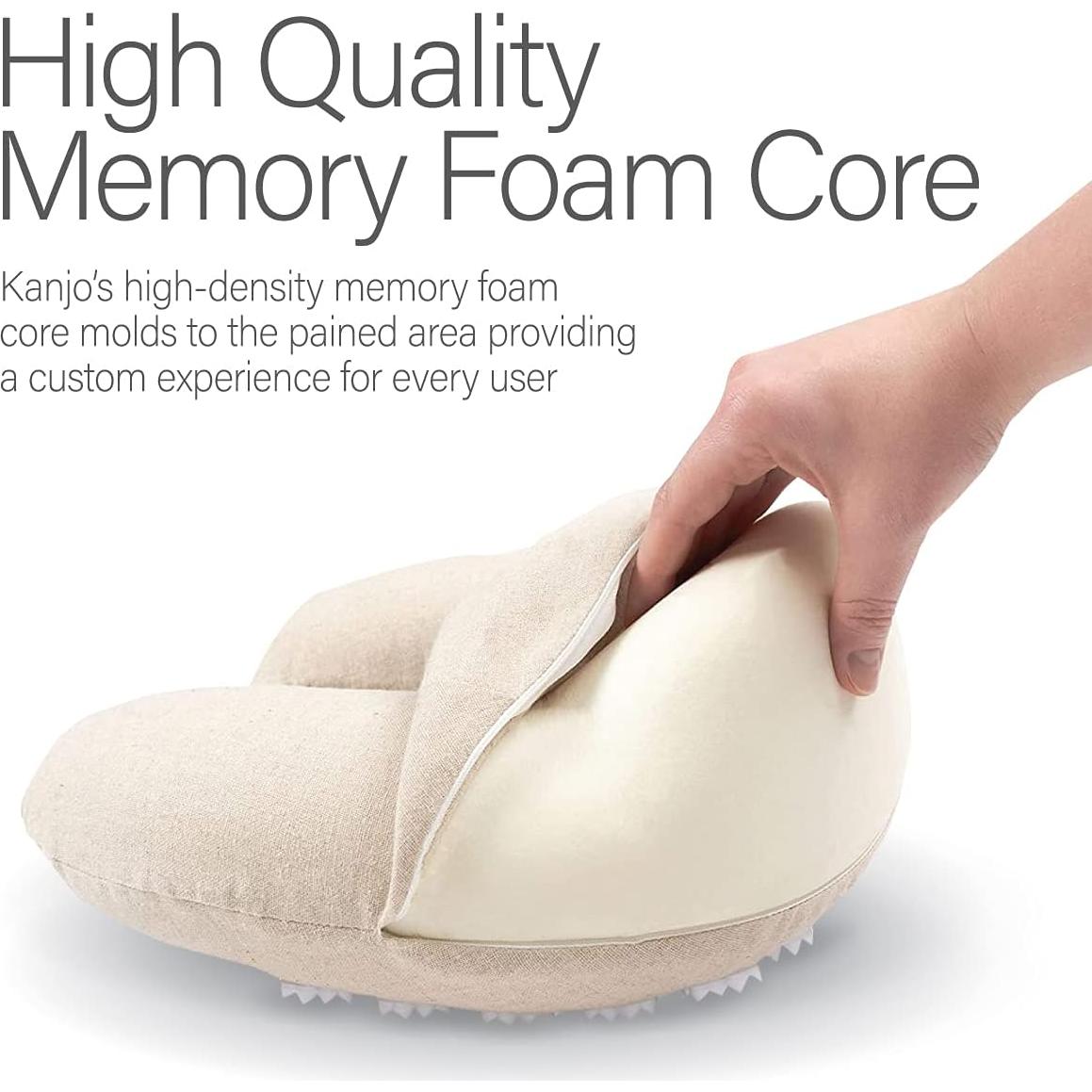 Almohada de Acupresión Kanjo Espuma Viscoelástica 30x12 cm