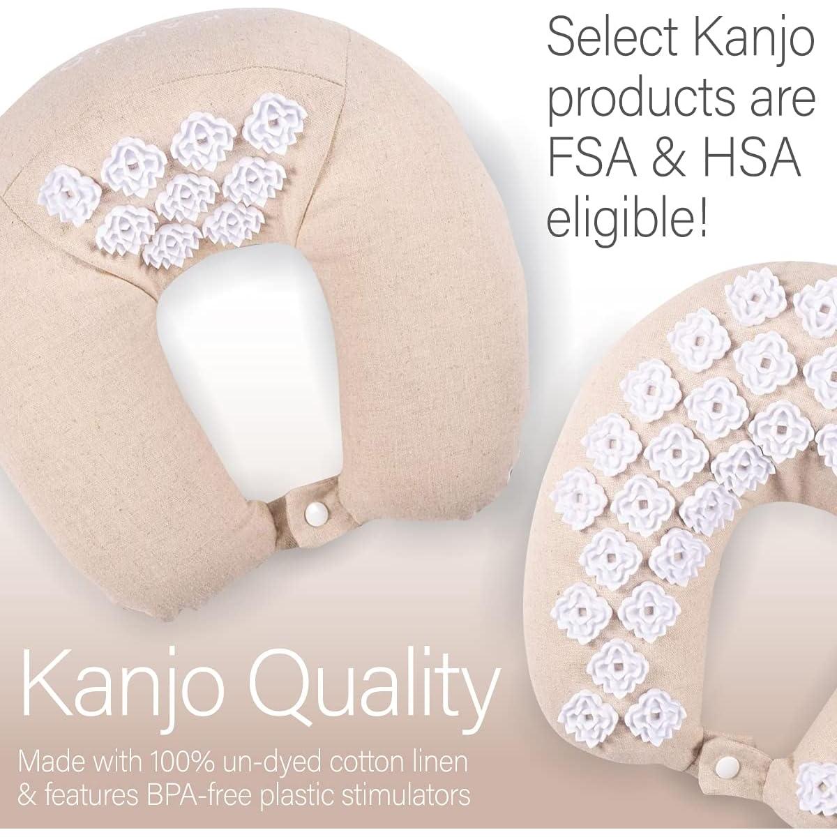 Almohada de Acupresión Kanjo Espuma Viscoelástica 30x12 cm