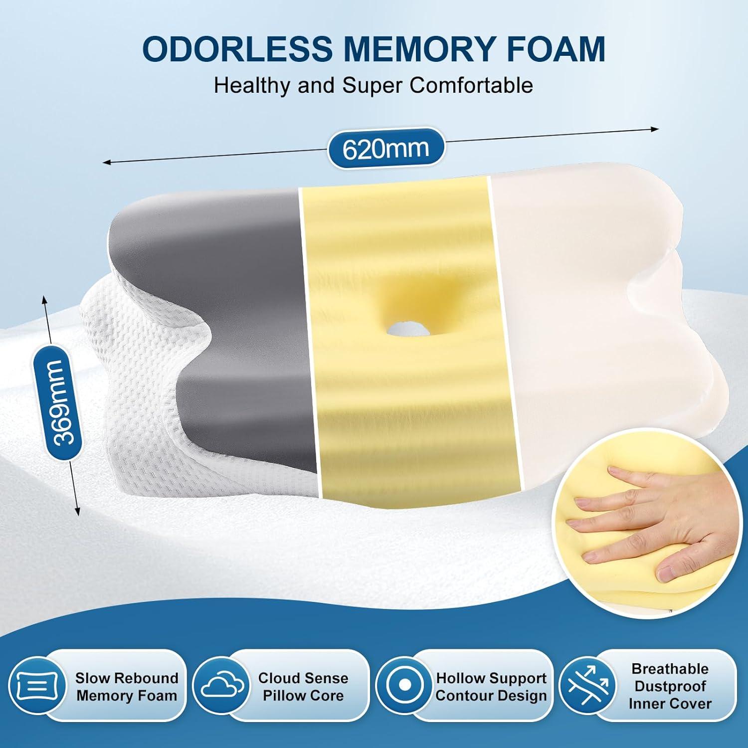 Almohada Cervical WiMas Ergonomica Ajustable 1.31 kg