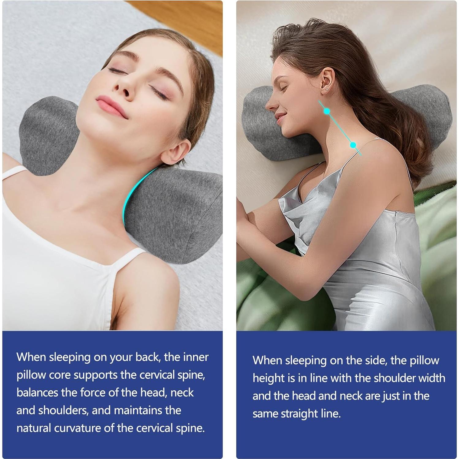 Almohada cervical ComfortLife para alivio de dolor de cuello