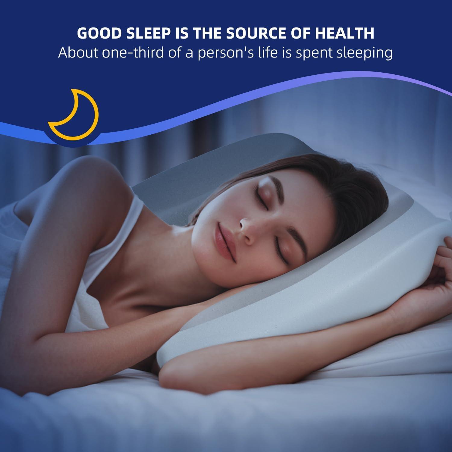 Almohada Cervical Ergonómica ABLEGRID con Gel Refrigerante