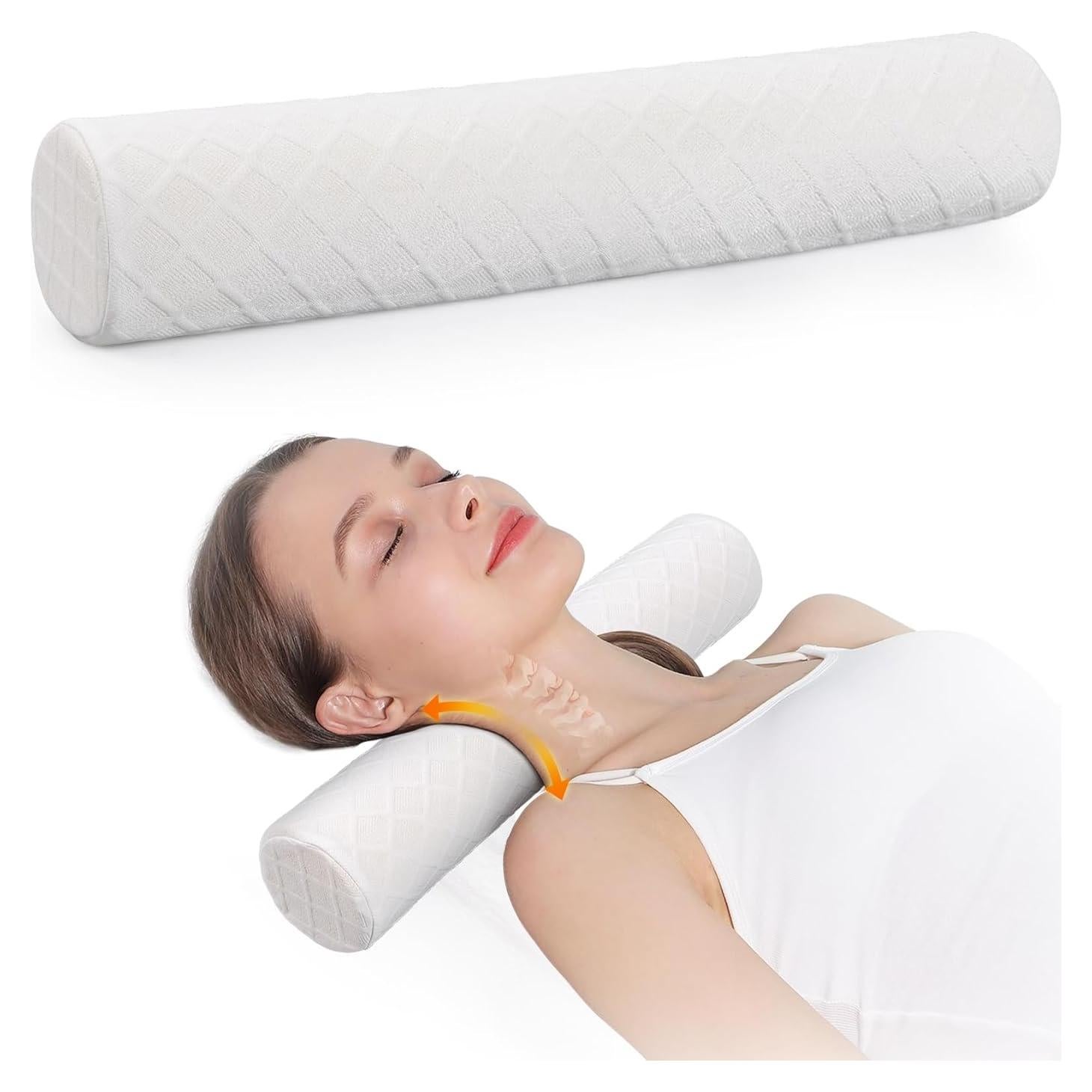 Almohada Cilíndrica Cozyhealth Espuma Viscoelástica 8.8 oz