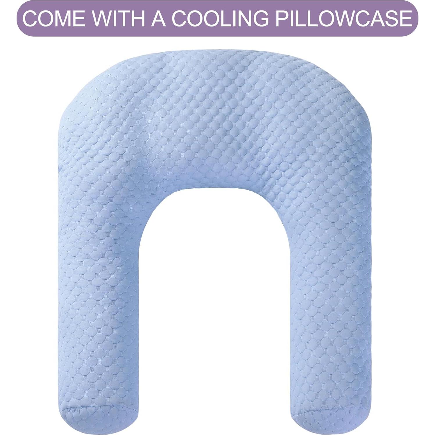 Almohada Ergonómica HOMBYS U para Dormir Lado 75x65 cm