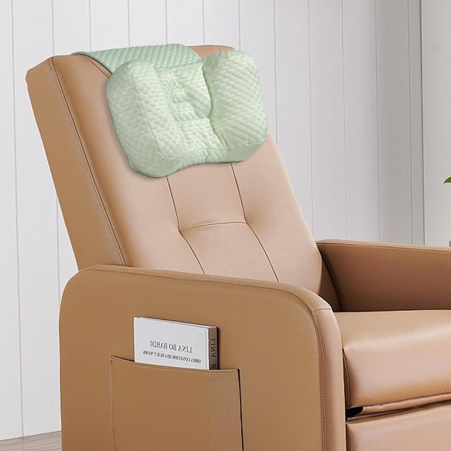 Almohada para Cuello MABOZOO Reclinable Verde 20x35cm