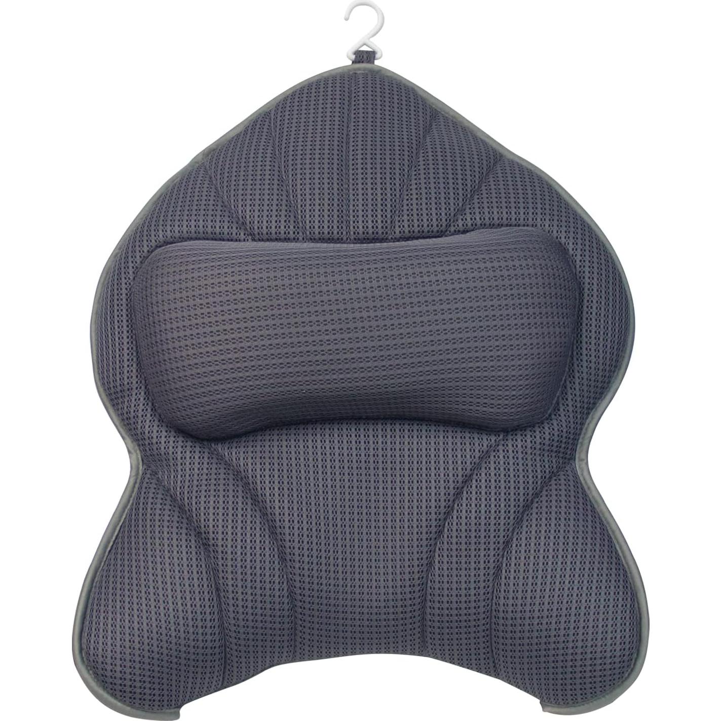Almohada de Baño Poemland Grande Ergonomica Gris 48x38 cm