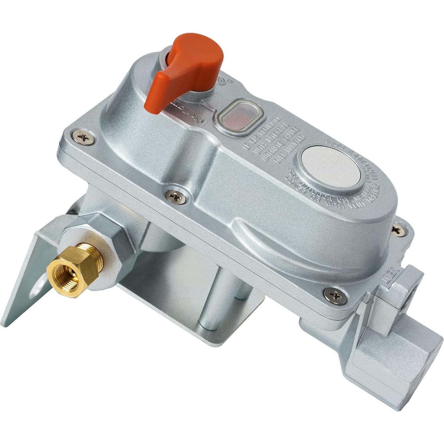 Kit Regulador Gas Propano Skyflame 2 Etapas con Medidores