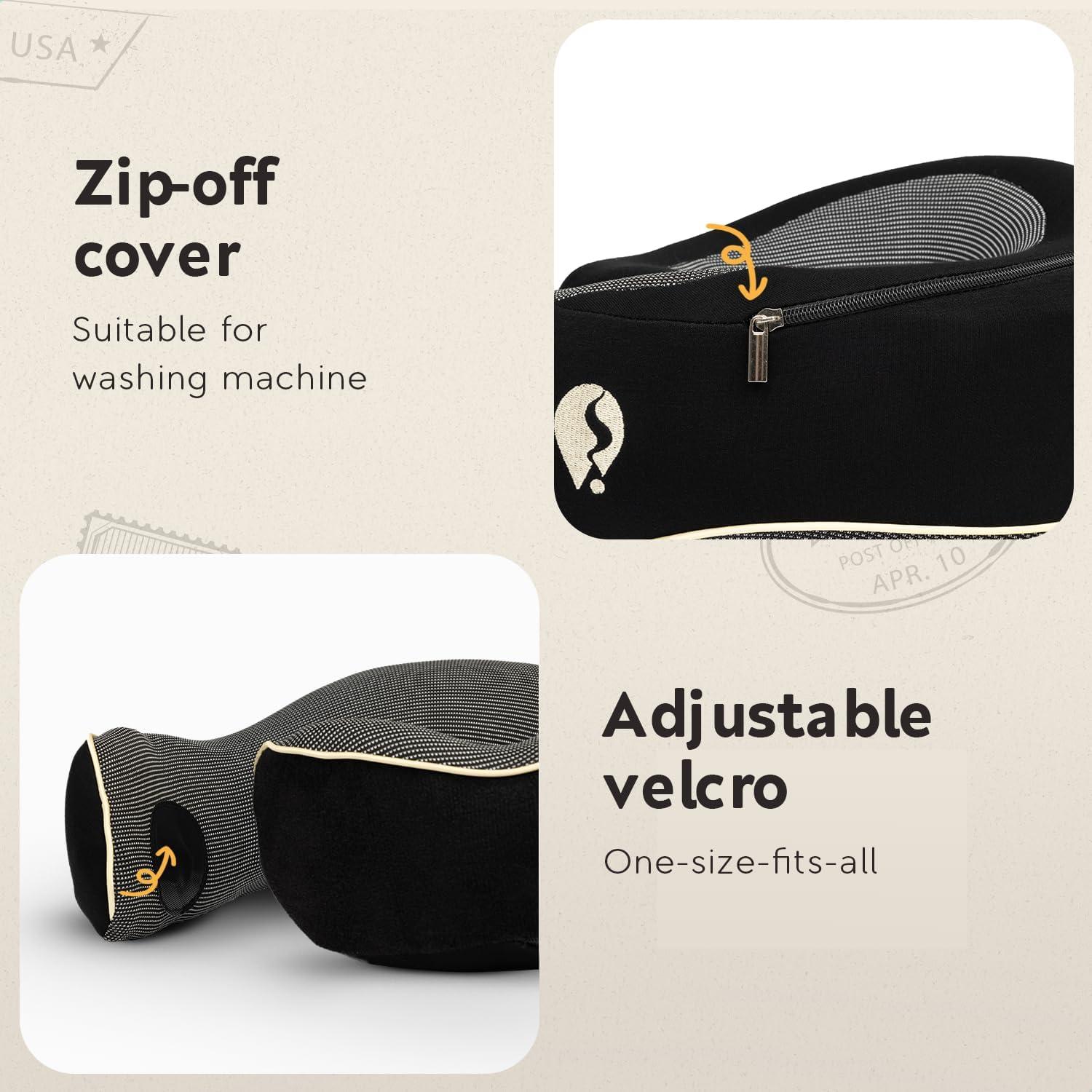 Almohada de Viaje TRAVARA TV-0101A-EU Espuma con Memoria