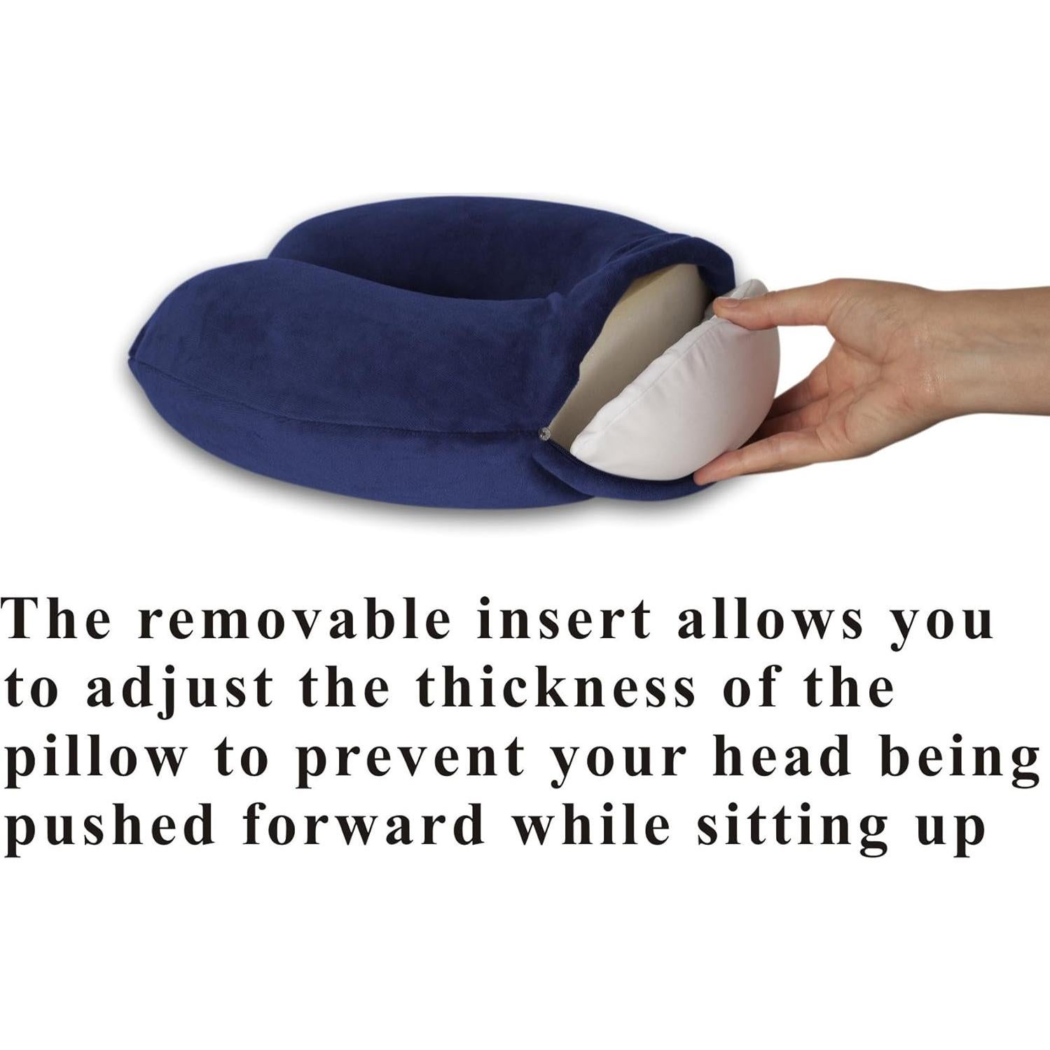 Almohada de Cuello TravelMate de Espuma Viscoelástica Ajustable