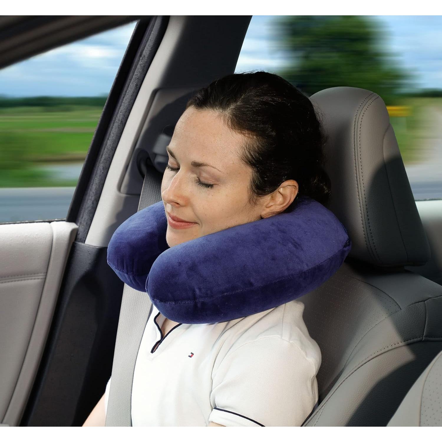 Almohada de Cuello TravelMate de Espuma Viscoelástica Ajustable
